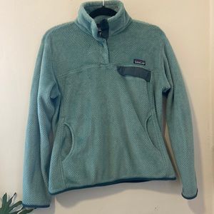 Women’s Patagonia Teal Fleece Pullover